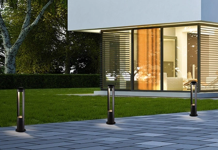 Venkovní zahradní svítidlo MONTERREY LED 9507 IP54 9W 3000K Pole Black Nowodvorski