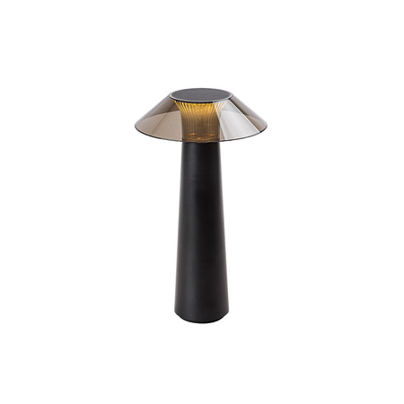 Zahradní stožár Venkovní stojací lampa 5W 40lm 3000K Stmívatelný časovač IP44 Černá Moderní Assen Rabalux