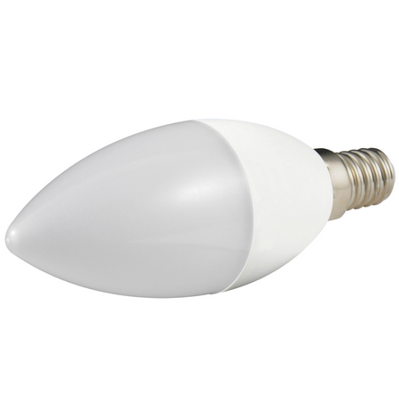 LED žárovka C37 E14 6,3W 560lm 4000K Neutrální 150° Sanico Goldlux