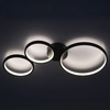 Stropní svítidlo LED 33W 5200lm 4000K neutrální černá Flamenco Sanico Goldlux