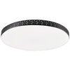 LED stropní svítidlo do koupelny 18W 1850lm 4000lm neutrální 120° bílé černé IP44 Moon Sanico Goldlux