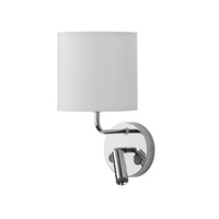 Nástěnné svítidlo RICHI Silver-White Modern E27 4233 TK Lighting + LED pro čtení