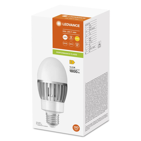 LED žárovka HQL E27 14,5W = 50W 1800lm 2700K teplá bílá LEDVANCE
