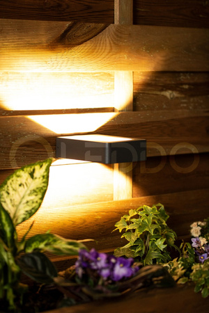 Svítidlo zahradní lampa FASÁDNÍ STĚNOVÁ LED lampa 6W Malta černá