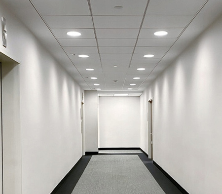 LED stropní svítidlo Panel 3W 245lm 6500K Cold 160° Recessed Round White Proma Masterled