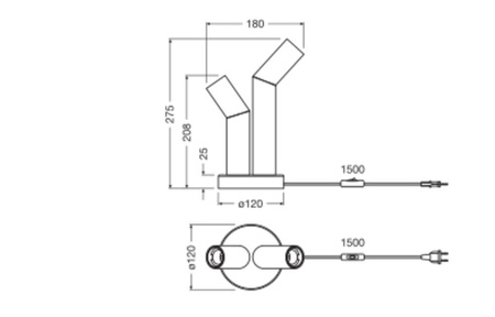 Stolní lampa Stolní svítidlo Stojací dekorativní E27 Vícebarevný dekor Ledvance