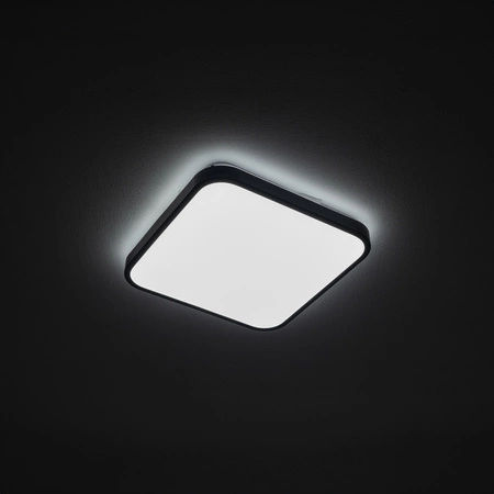 LED stropní koupelnové svítidlo AGNES SQUARE 8138 16W 4000K IP44 Černá Nowodvorski