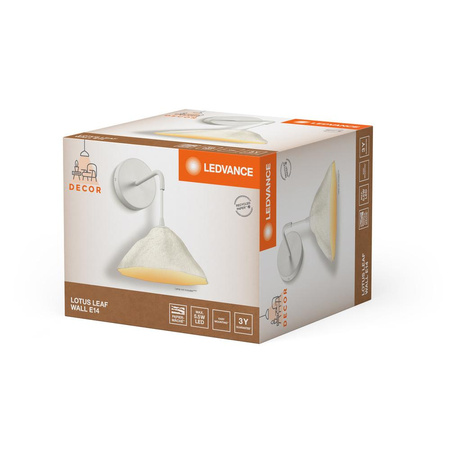 Dekorativní nástěnné svítidlo Nástěnná povrchová montáž E14 bílá Dekor Ledvance
