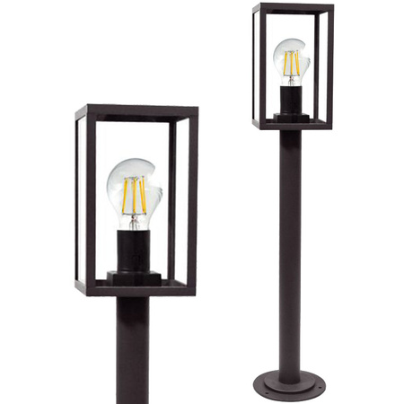 Malmo Stojací zahradní lampa 68cm Stožár pro LED E27 Grafit - GOLDLUX (Polux) 68cm