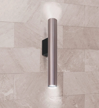 Nástěnné svítidlo Venkovní fasádní svítidlo 2 x GU10 Grey LUNGOMARE Sanico Goldlux