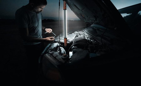 Přenosná LED dílenská lampa 10W 1250lm 4000K 5V PRACOVNÍ SVĚTLA LEDVANCE