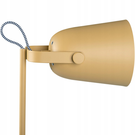 Stolní stolní lampa Školní kancelář Noční regulovaná E27 Žlutá Raibo Kanlux