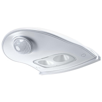 Orientální LED nástěnné svítidlo bílé. BATERIOVÉ napájení 0.95W 4000K Neutrální bila 40lm IP54 DOORLED DOWN LEDVANCE Motion Sensor