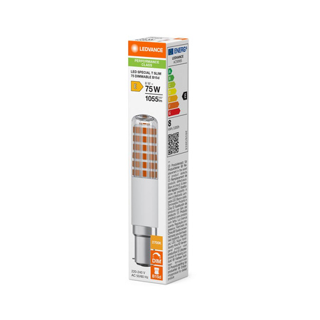 LED žárovka B15d 8W = 75W 1055lm 2700K teplá bílá 320° Dimmable Ledvance