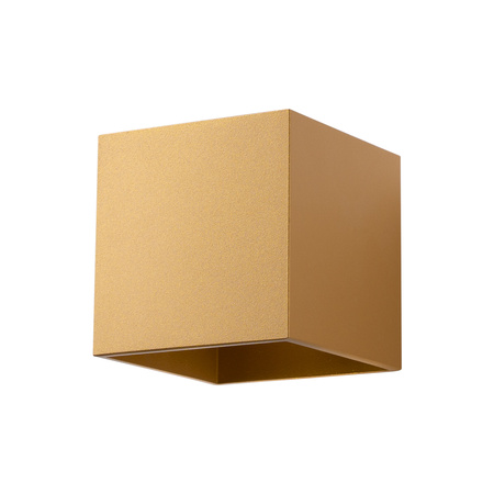 Nástěnné svítidlo QUAD 1 G9 Gold Minimalist SOLLUX