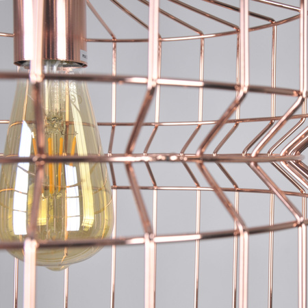 Lagos Sanico Goldlux E27 Zlaté dekorativní závěsné stropní svítidlo