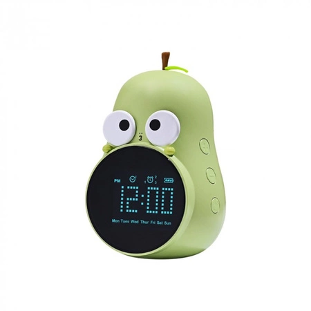 Dětský elektronický budík zelený dobíjecí 1200mAh MARY'S GRAUS
