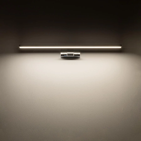 Nástěnné svítidlo LED 12W 900lm 3000K Teplý chrom Vodotěsné Koupelna IP44 Moderní CEZANNE LED M 10666 Nowodvorski