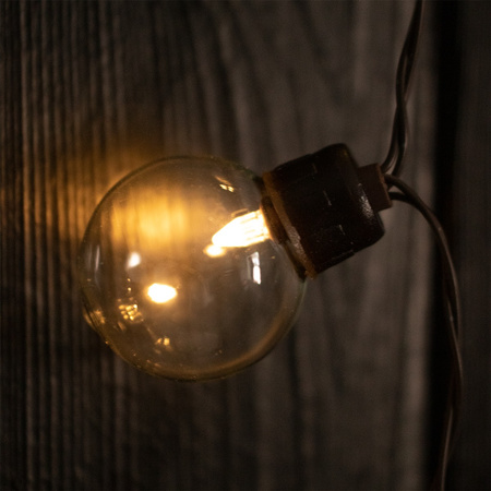 Skleněná koule baňka kryt pro girlandu, GLADI LUMILED