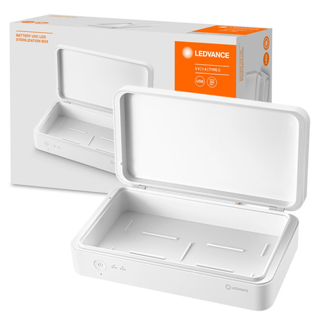 Sterilizátor Dezinfekční box Přenosný USB C UV-C Sterilizační box Ledvance