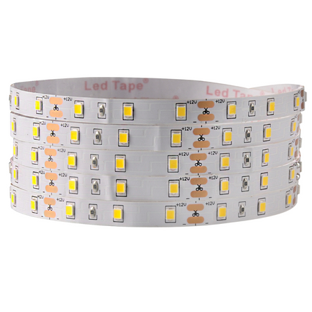 LED pásek 12V 10W 300LED 2835 Studený 8mm 5m