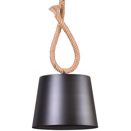 ROPE CASE SUSPENSION LAMP E27 Černá a béžová GOLDLUX (Polux)