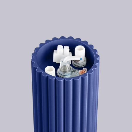 Koupelnové stropní svítidlo G9 Round Navy Blue Moderní matné IP44 Halo Sollux