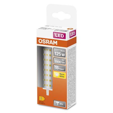 LED žárovka R7s 118mm 16W = 125W 2000lm 2700K Teplá bílá 300° OSRAM STAR
