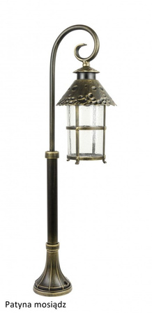 Venkovní zahradní lampa LANTERN E27 Toledo K 5002/3/R 86cm černá Su-Ma