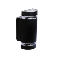 Venkovní nástěnné svítidlo LED ZEW 2x GU10 Black IP44 Kanlux