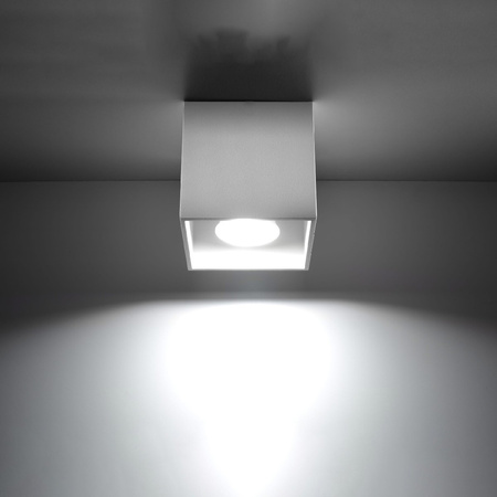 QUAD 1 GU10 Spot Svítidlo pro povrchovou montáž Minimalistická bílá SOLLUX