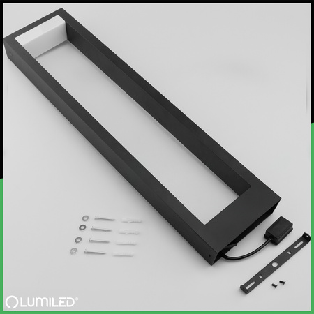 Venkovní zahradní lampa 10W, LED sloupek 60cm HOSTA LUMILED