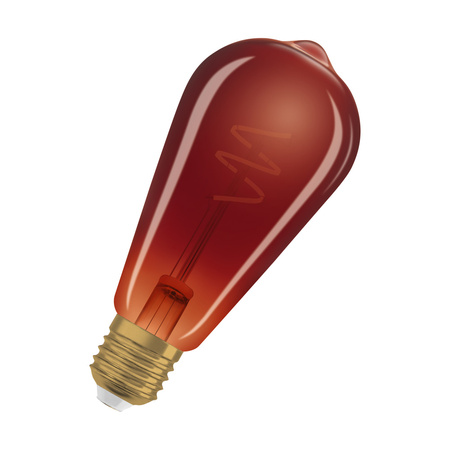 LED žárovka ST64 Vintage E27 3W = 5W 45lm 1800K teplá bílá 300° Red Dimmable Filament Vintage 1906 Osram