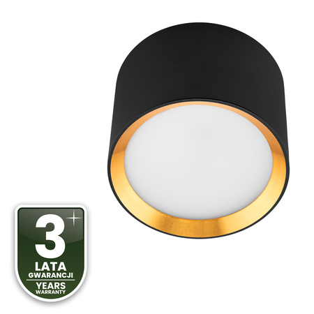 Povrchové svítidlo HALOGEN SUNLA Tuba Gx53 LED Spot nástěnné svítidlo Waltz Black and Gold LUMILED