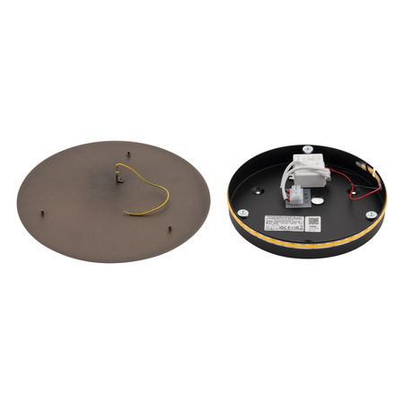 Nástěnné svítidlo LED 10W 130lm 3000K Warm Brown Modern RING LED M 10352 Nowodvorski