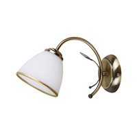 Nástěnné svítidlo E14 Brown Classic Aletta 2778 Rabalux