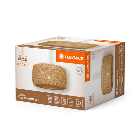 Dekorativní E27 závěsné stropní svítidlo béžová Dekor Ledvance