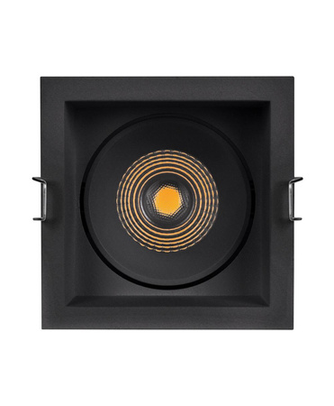 LED panelové bodové svítidlo 8W 650lm CCT Mesh Black Darklight Ledvance