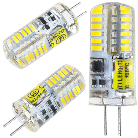 6x Žárovka LED G4, 4W = 30W 380lm 4000K Neutrální bílá LUMILED