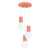 Stropní závěsné svítidlo 3x G9 Round Orange Modern Matte Halo Sollux
