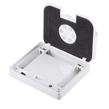 Schodišťové světlo LED 0,8W 12V 10lm 4000K neutrální bílá obdélníkové bílé IP54 akumulační Kanlux