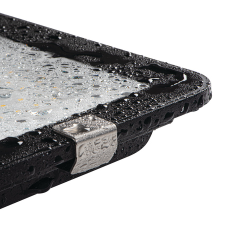 Halogenová LED lampa 150W 20250lm 4000K neutrální bílá 125° IP65 IK08 černá FL Kanlux