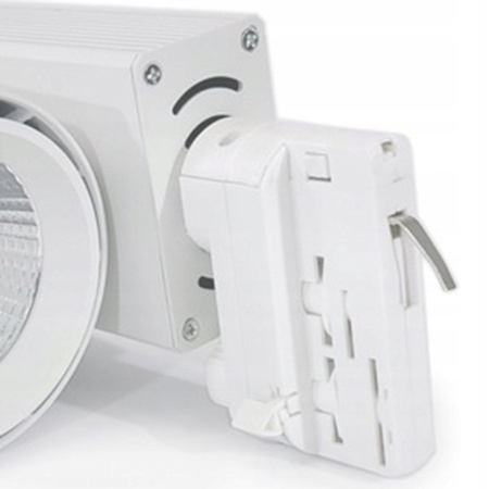 Hlavice adaptéru pro 3-fázové lištové přípojnice. bílá