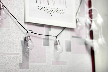 Solární girlanda zahradní venkovní dekorativní světelný řetěz 2M 10x LED ŽÁROVKY