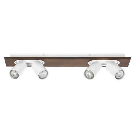 LED nástěnné stropní světlo LED reflektor 4-bodový dekorativní dřevo 13,6W GU10 bílý LEDVANCE