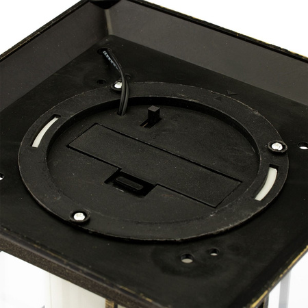 LED solární zahradní lampa. závěsná patina lucerna. 27 cm