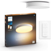 LED Plafond Enrave White 48W 55cm CCT PHILIPS HUE Bluetooth stropní svítidlo + stmívač