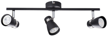 LED GU10 nastavitelné reflektorové stropní světlo černé Enali Kanlux