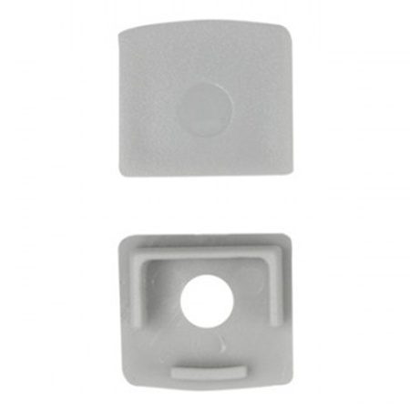 Hliníkový LED profil pro sádrokartonové desky REGIPS dlaždice eloxované 1m s mléčným stínítkem pro LED pásky + koncovky GN Ecolight series