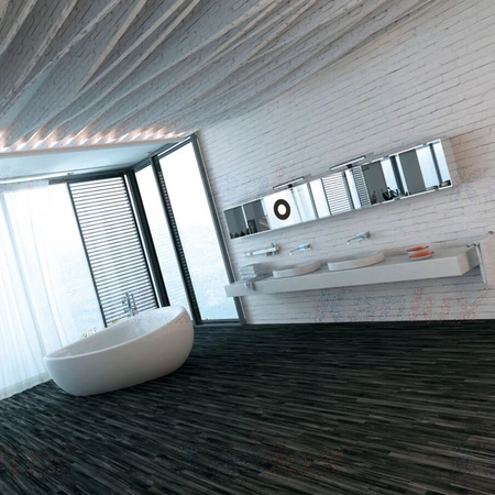 Koupelnové nástěnné svítidlo nad zrcadlo LED 12W 1010lm 4000K Neutrální Obdélníkové Chrom IP44 Astim Kanlux